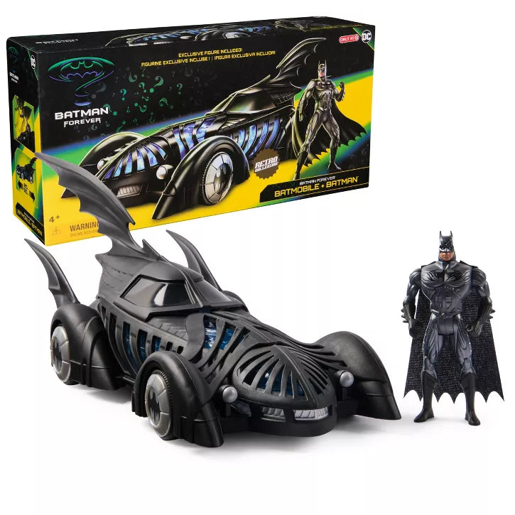 Spinmaster DC Comics Batman Retro Collection Batmobile and Action Figure Exclusive