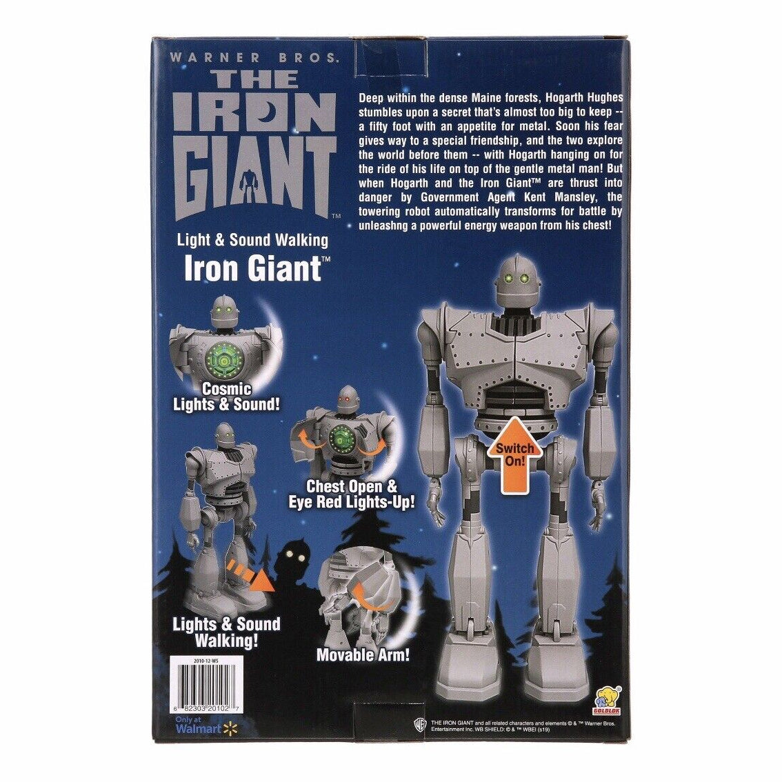 The Iron Giant Iron Giant Exclusive Electronic 14 Inch Action Figure Light & Sound Walking