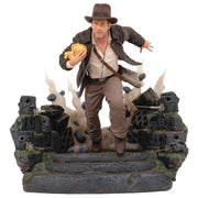 Raiders of the Lost Ark Indiana Jones Deluxe Escape 10-Inch PVC Diorama Gallery Statue