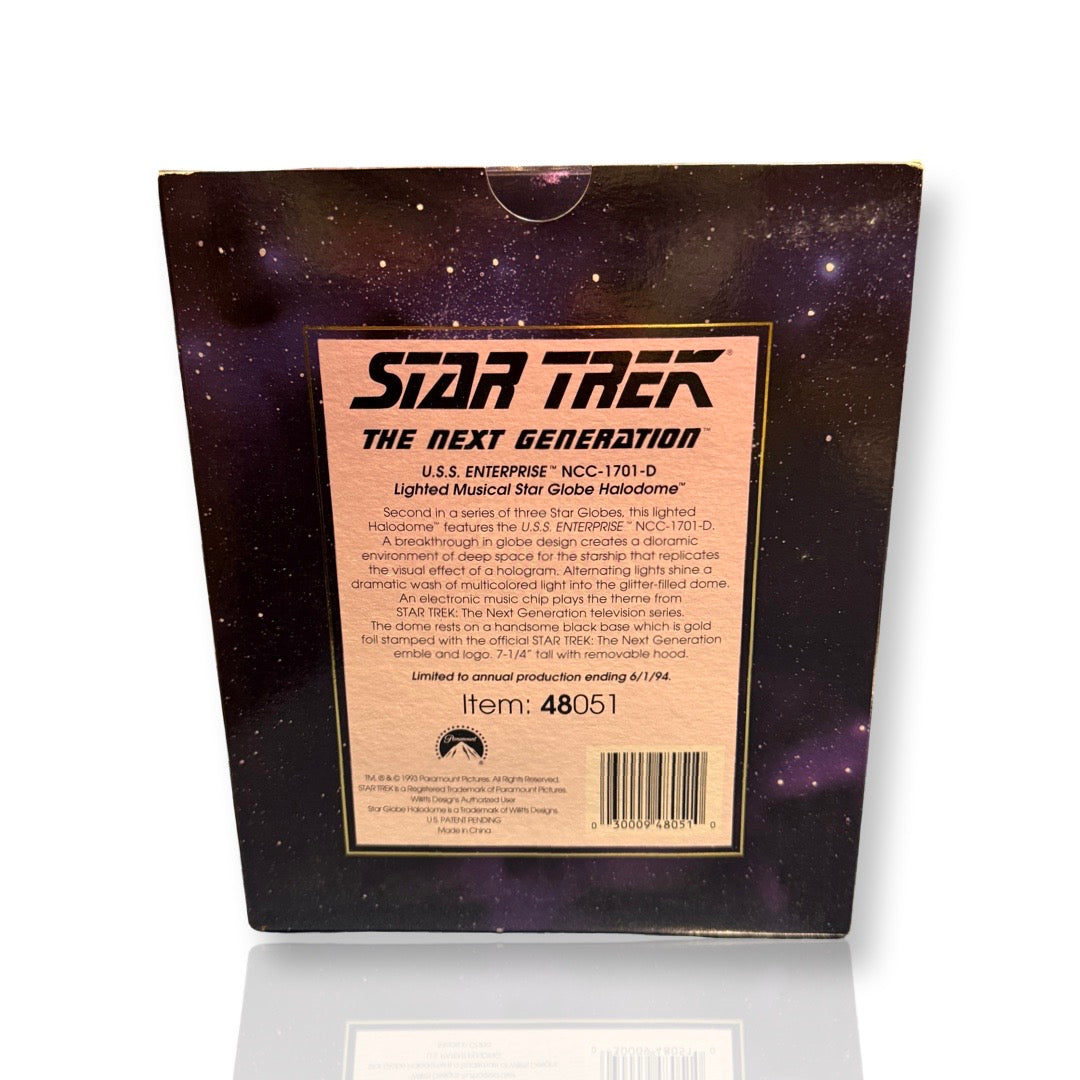 Star Trek Next Generation USS Enterprise NCC-1701-D Lighter Musical Snowglobe