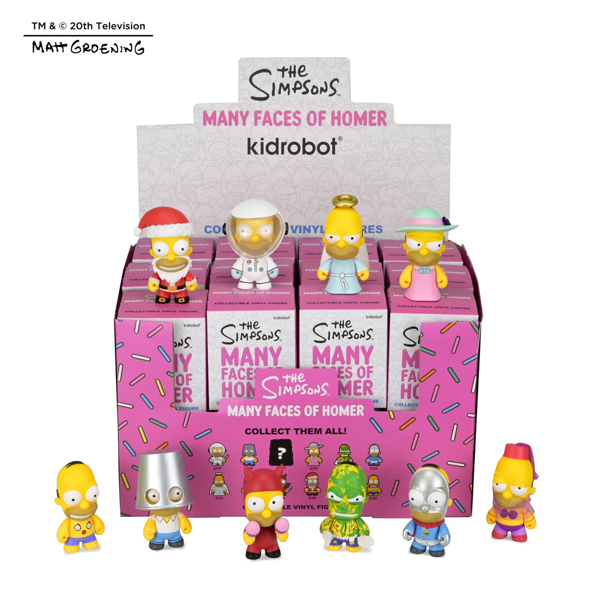 Kidrobot The Simpsons Many Faces of Homer Blind Box Mini Figure (one figure)