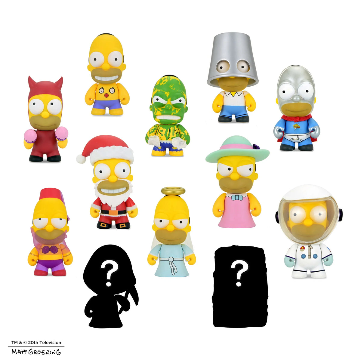 Kidrobot The Simpsons Many Faces of Homer Blind Box Mini Figure (one figure)