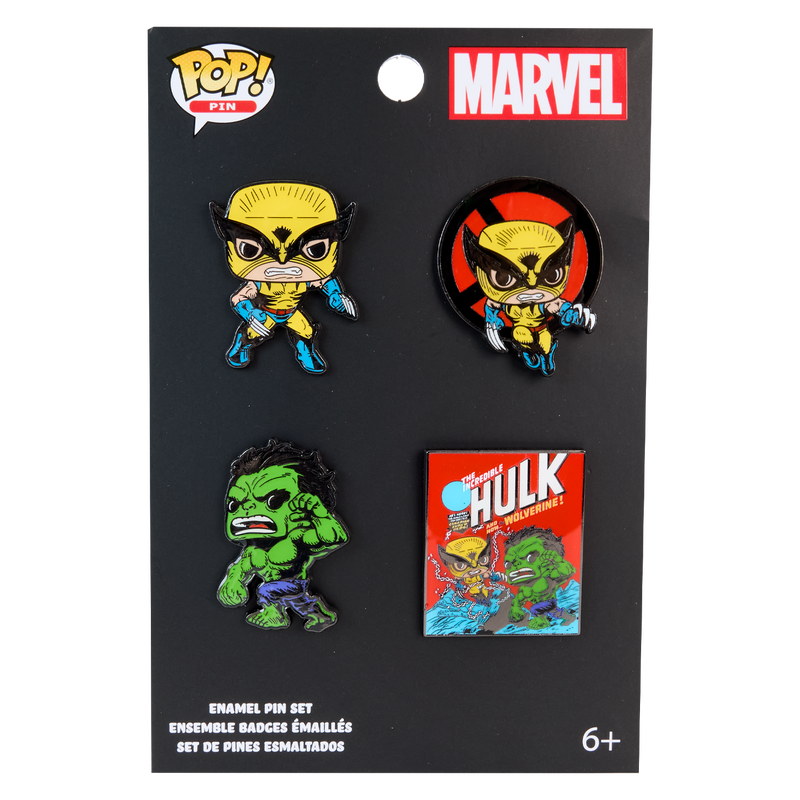 Funko POP! Wolverine 50th Anniversary 4-Pack Pin Set