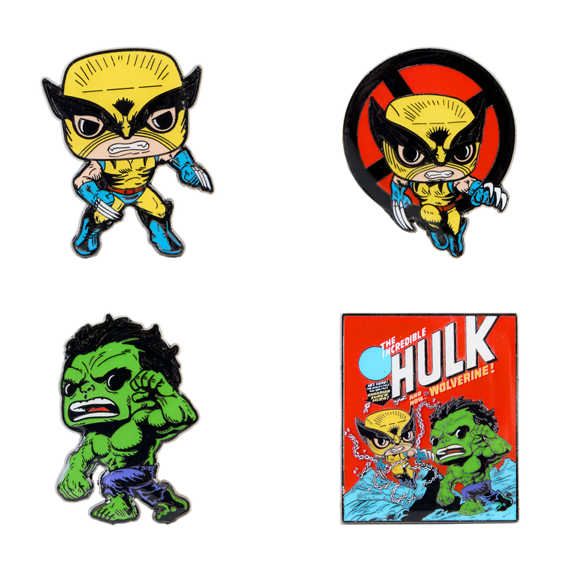 Funko POP! Wolverine 50th Anniversary 4-Pack Pin Set