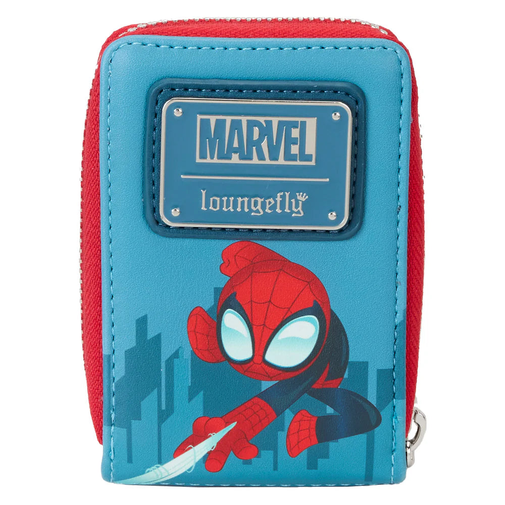 Loungefly Spider-Man Upside Down Accordion Wallet SDCC Exclusive