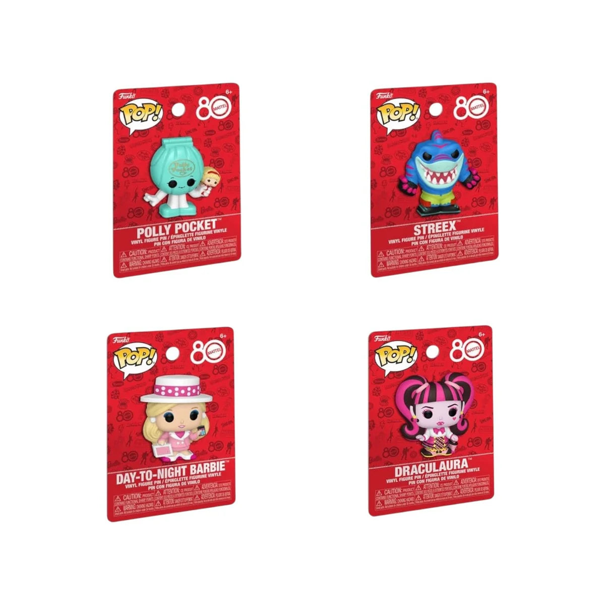 Retro Toys by Loungefly PVC Blind Box Pin Display of 12