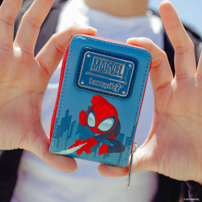 Loungefly Spider-Man Upside Down Accordion Wallet SDCC Exclusive