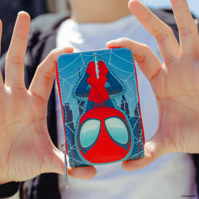 Loungefly Spider-Man Upside Down Accordion Wallet SDCC Exclusive