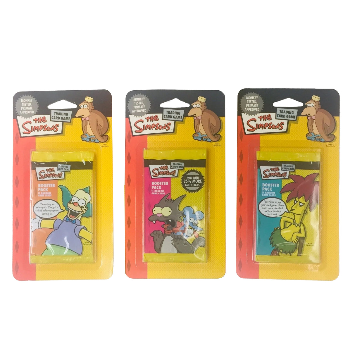 The Simpsons TCG WOTC Blister Booster Packs Art Full Set