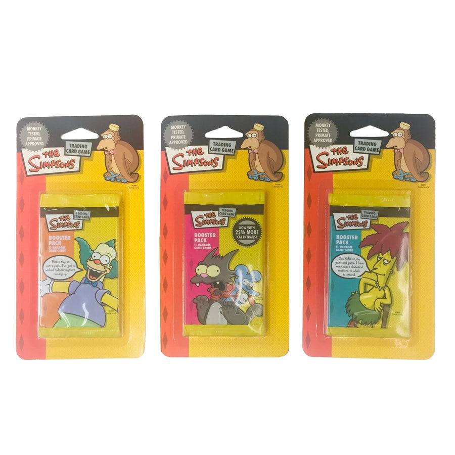 The Simpsons TCG WOTC Blister Booster Packs Art Full Set