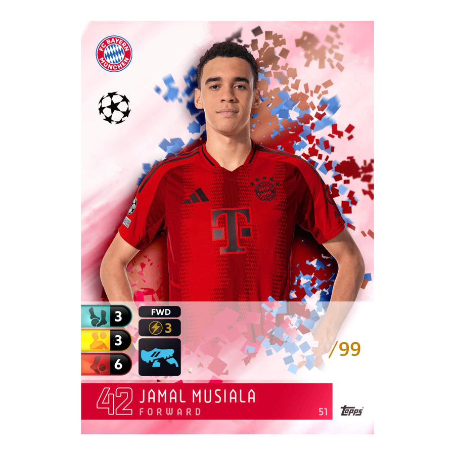 Topps Total Football 2024/25 Numbered /99 Choose your Player