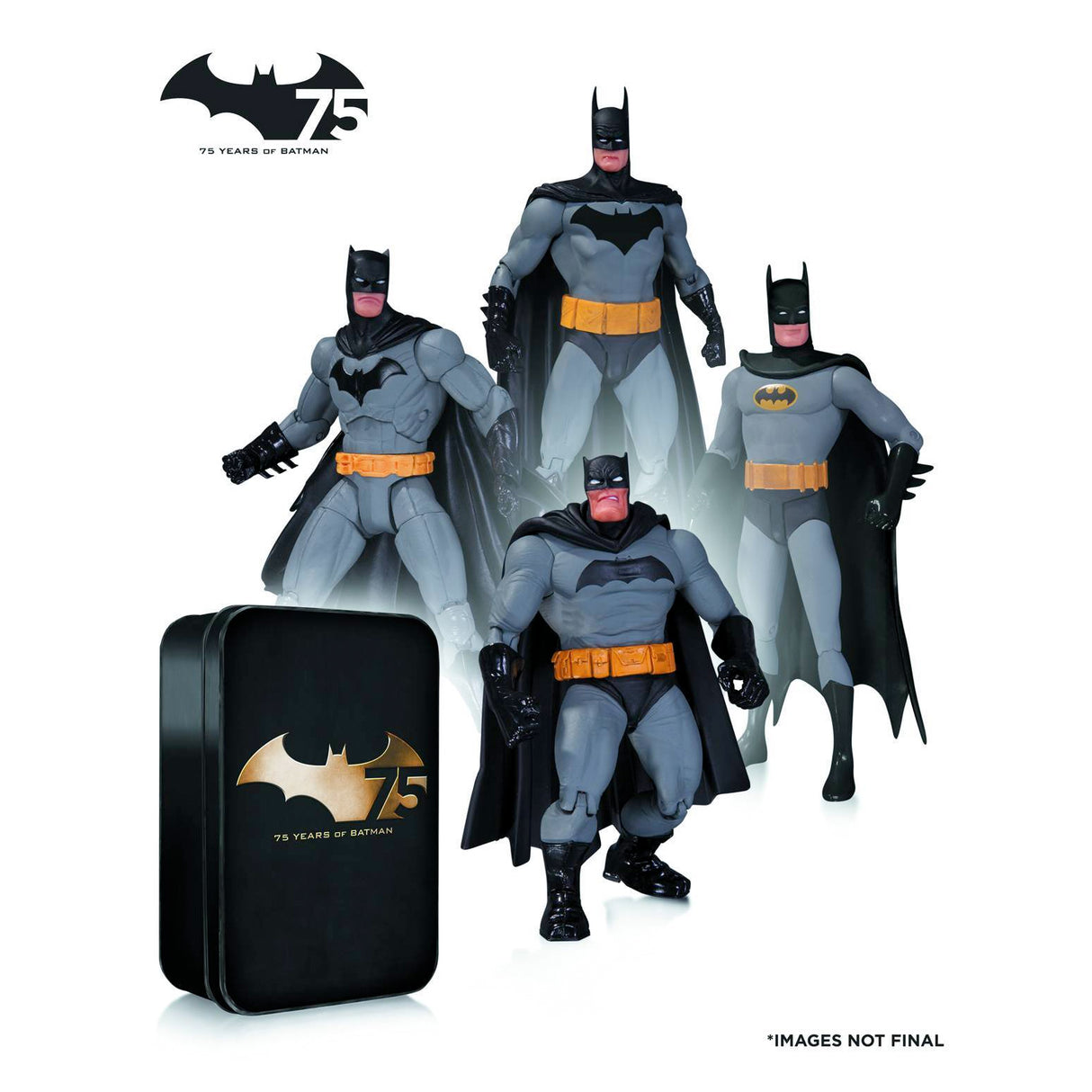 DC Comics Batman: 75th Anniversary: Action Figure 4 Pack: Set 2