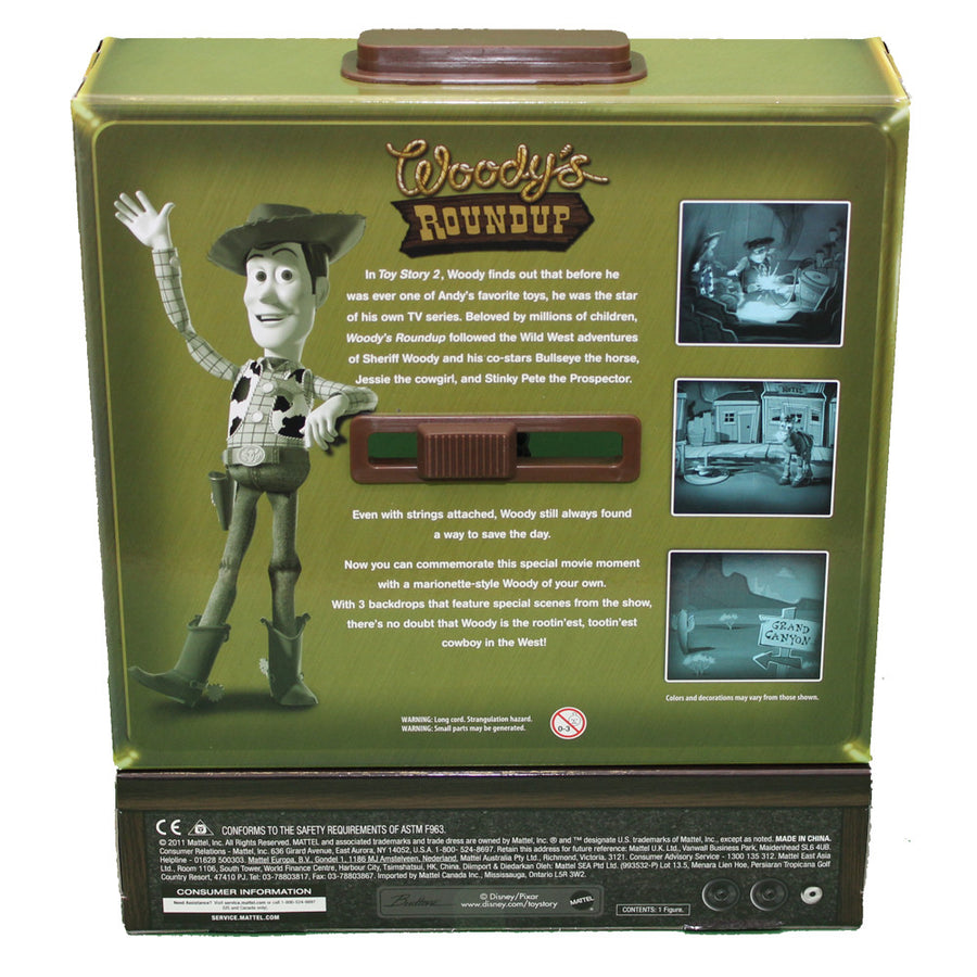 Disney Pixar Toy Store Budtone Woody's Round Up Television by Mattel x D23 Expo