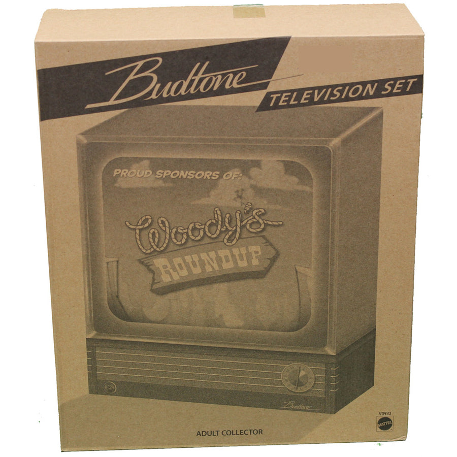 Disney Pixar Toy Store Budtone Woody's Round Up Television by Mattel x D23 Expo