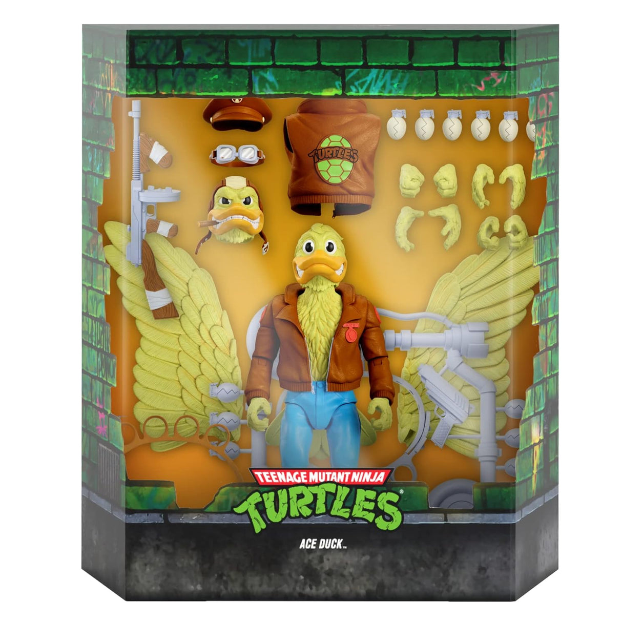 Super7 Ultimates TMNT Teenage Mutant Ninja Turtles Ace Duck Figure