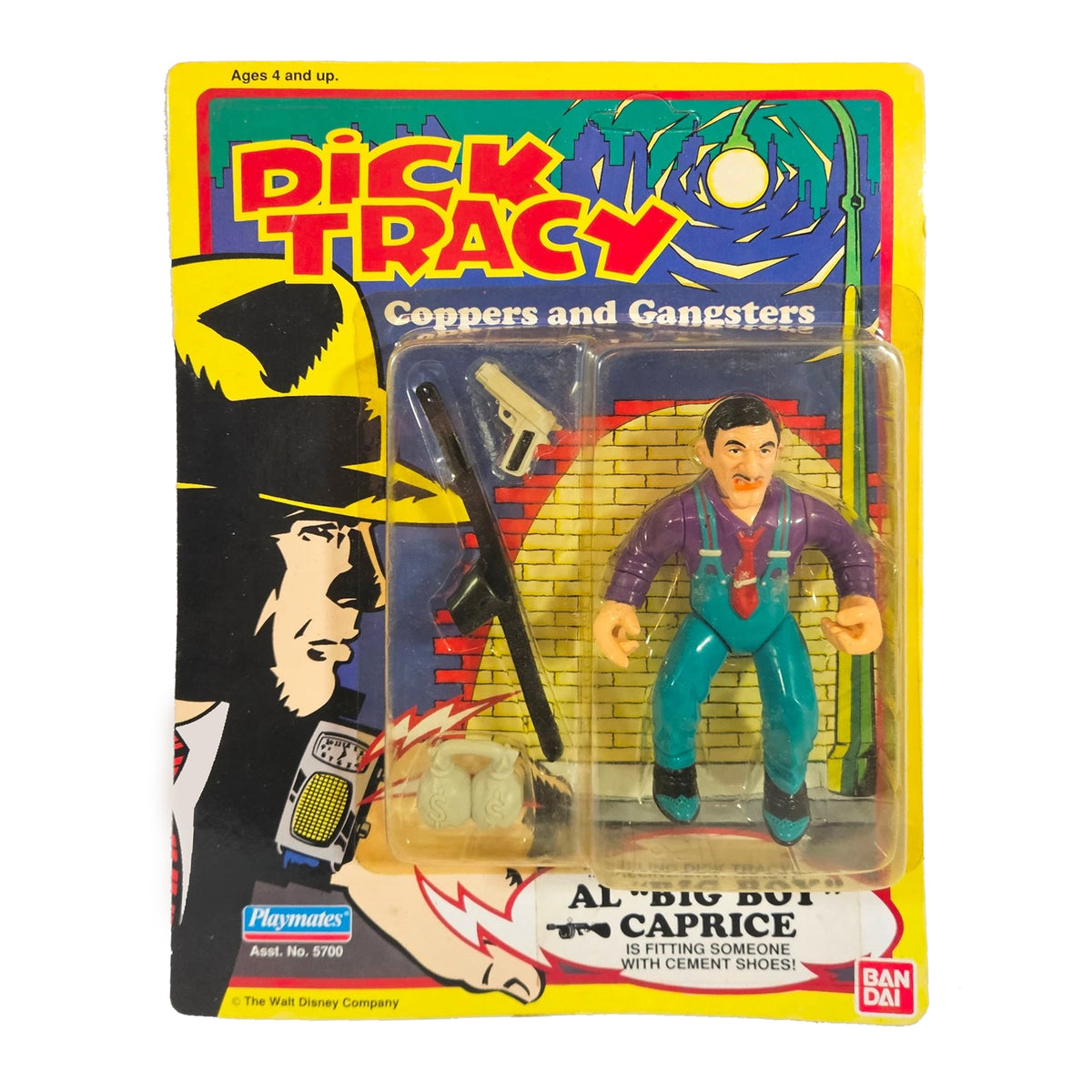 Playmates 1990 Dick Tracy Al Caprice Action Figure