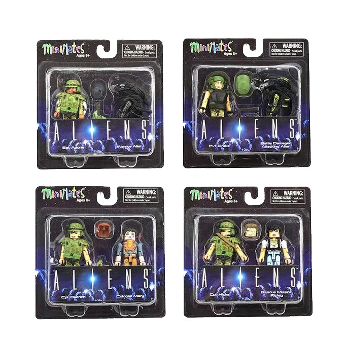 Diamond Select Aliens Minimates Series 1 Full Set of 8 Mini Figures