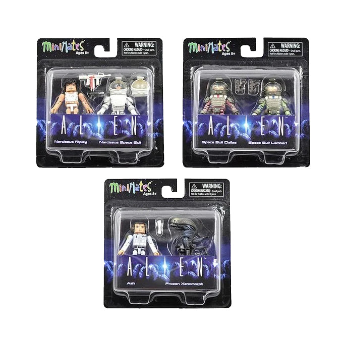 Diamond Selects Aliens Series 3 Minimates Full Set of 6 Mini Figures
