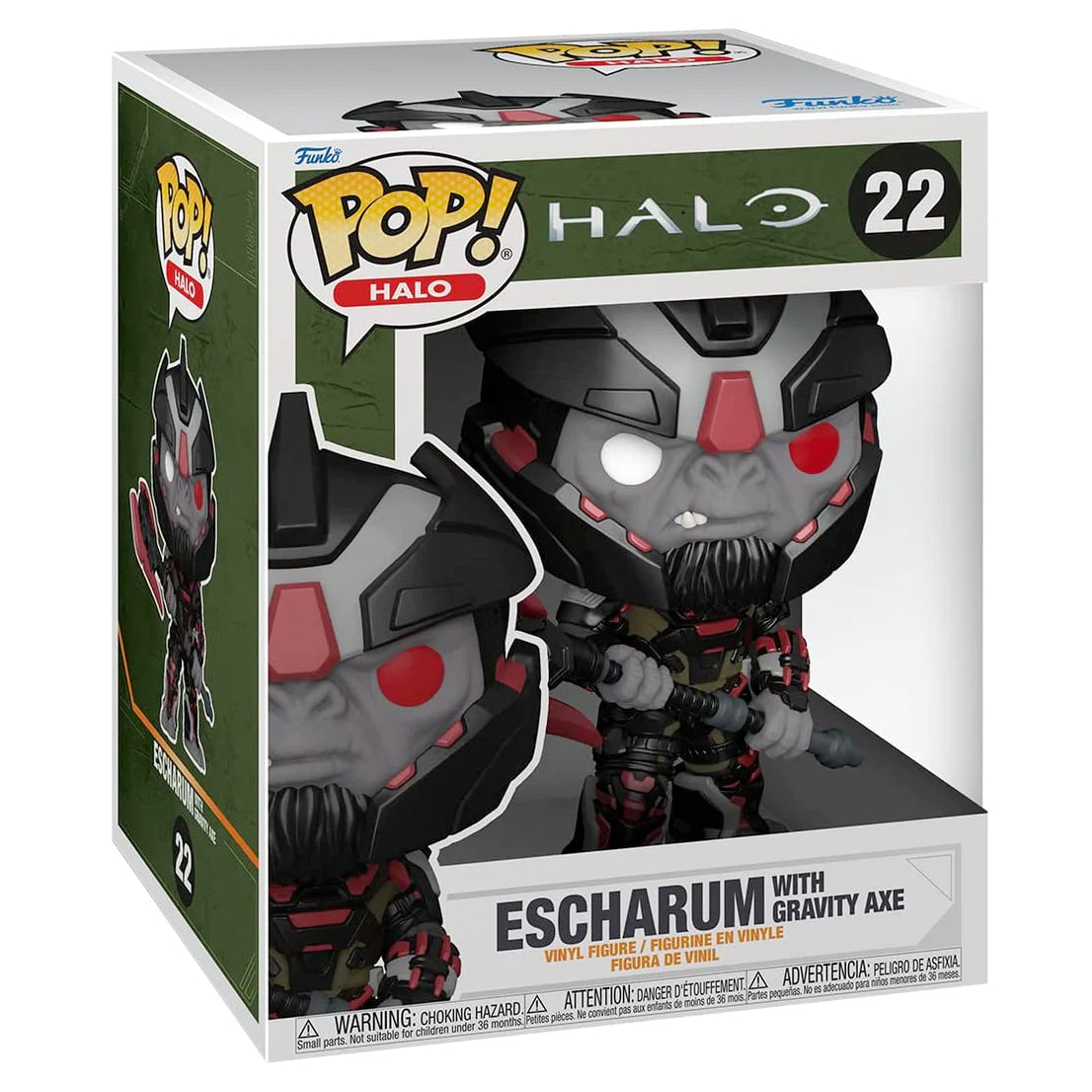 Funko POP! Halo Infinite Escharum with Gravity Axe 6 Inch Big Vinyl Figure #22