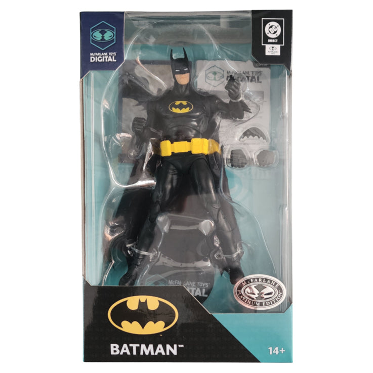 McFarlane Batman No Man's Land Black Suit Digital Platinum Edition 7 Inch Action Figure