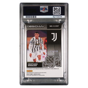 Cristiano Ronaldo CR7 2020 Panini Obsidian Eruption Relics Worn Patch /149 PSA 7