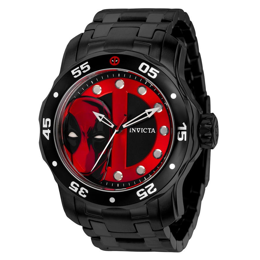 Invicta Marvel Deadpool Men's Watch - 48mm, Black (37367)