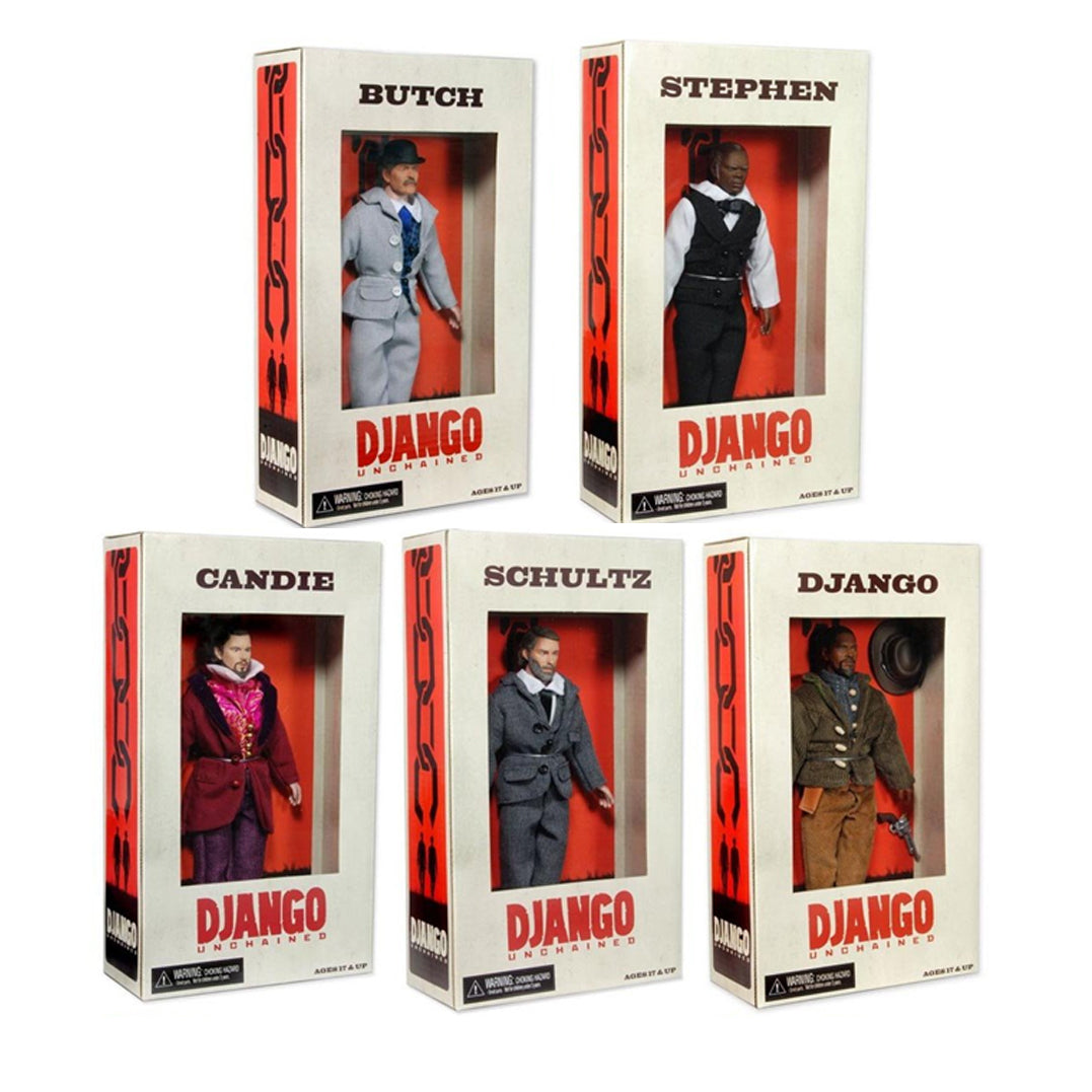 NECA Django Unchained Tarantino Set of 5 8-Inch Action Figures