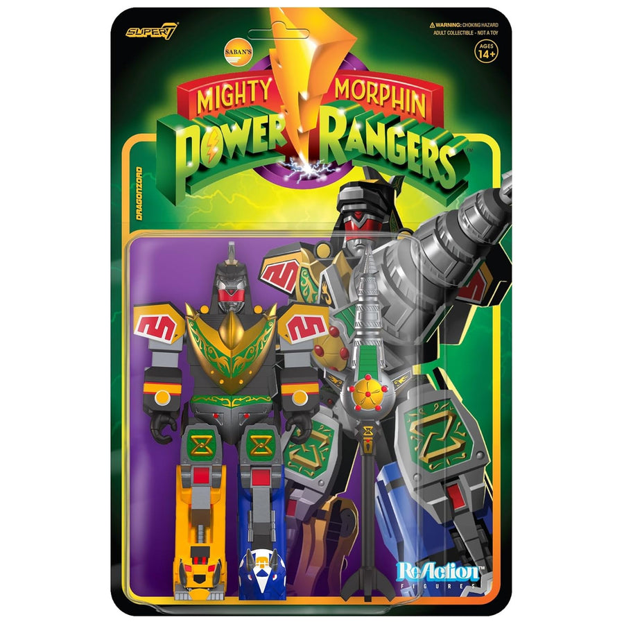 Super7 Power Rangers Mighty Morphin Dragonzord Action Figure