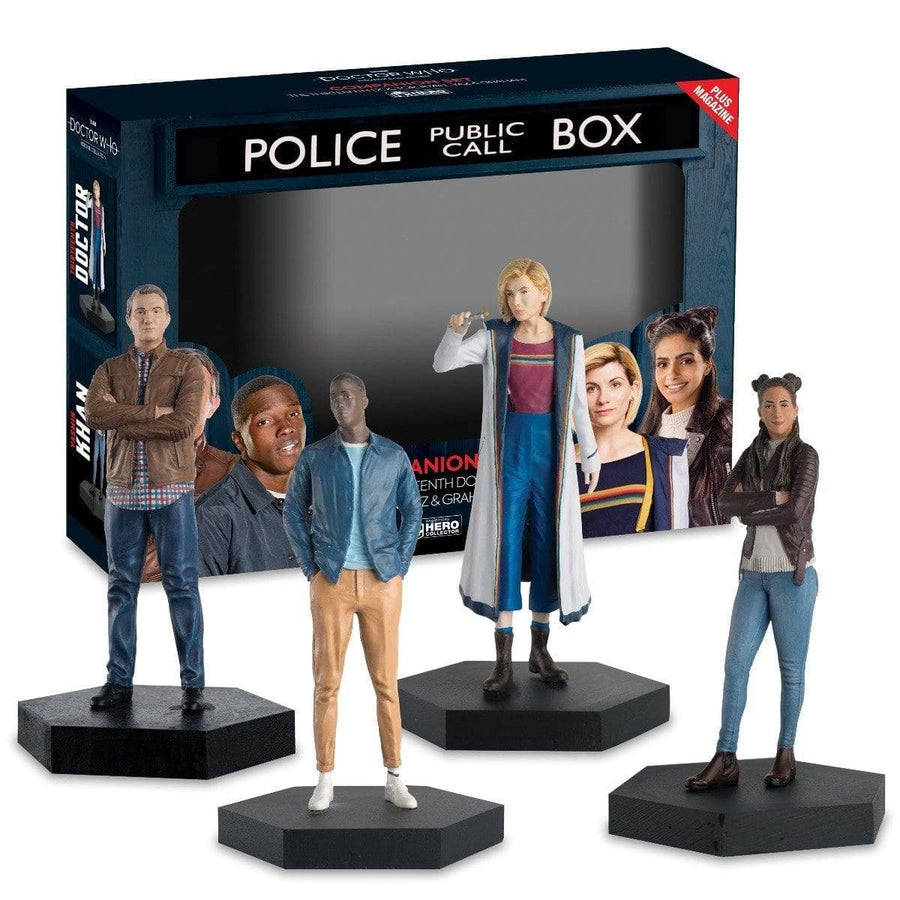 Eaglemoss Dr Who 13th Doctor Companions 4 Figure Set