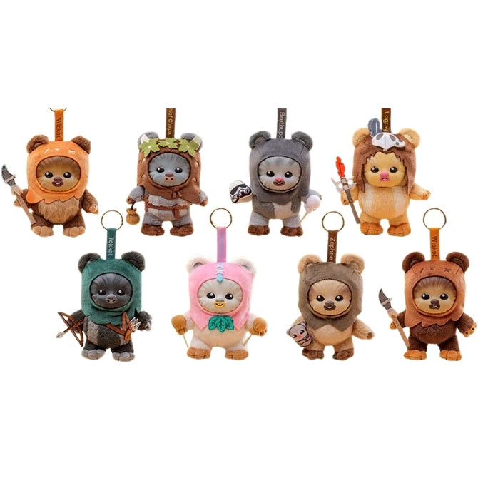 Hot Toys Star Wars Cosbi Keychain Plush Ewok Choose your Character