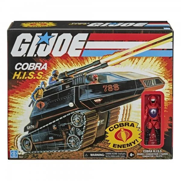 Hasbro GI Joe Retro 3.75 Inch Scale Action Figure Vehicle Cobra H.I.S.S.