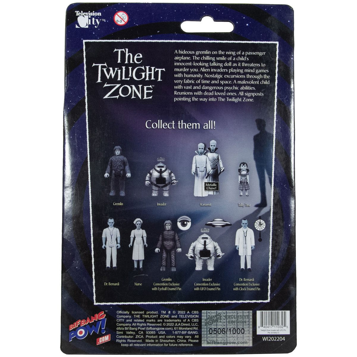 The Twilight Zone The Invaders Invader 4-Inch Figure Convention Exclusive