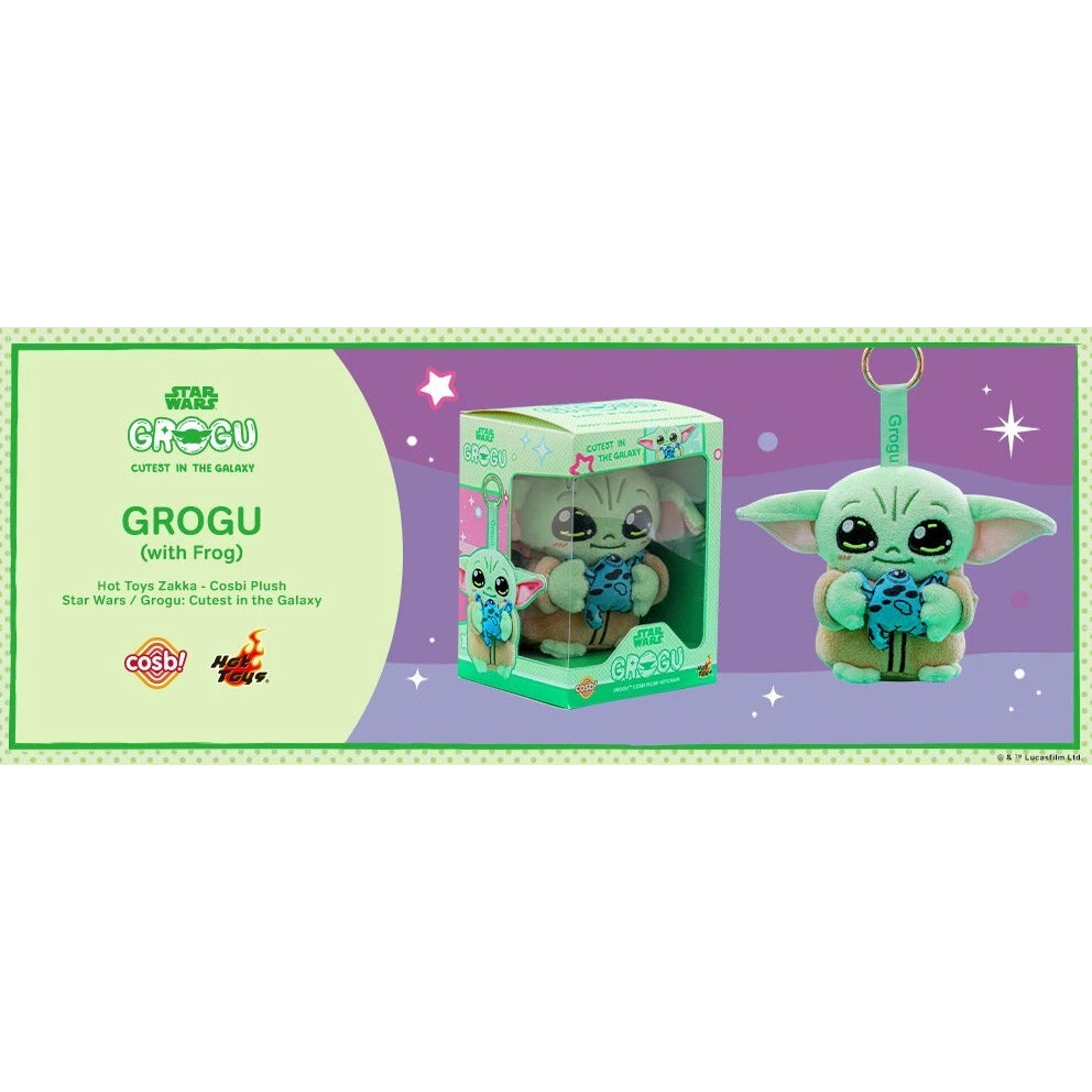 Hot Toys Star Wars Cosbi Keychain Plush Grogu Variants