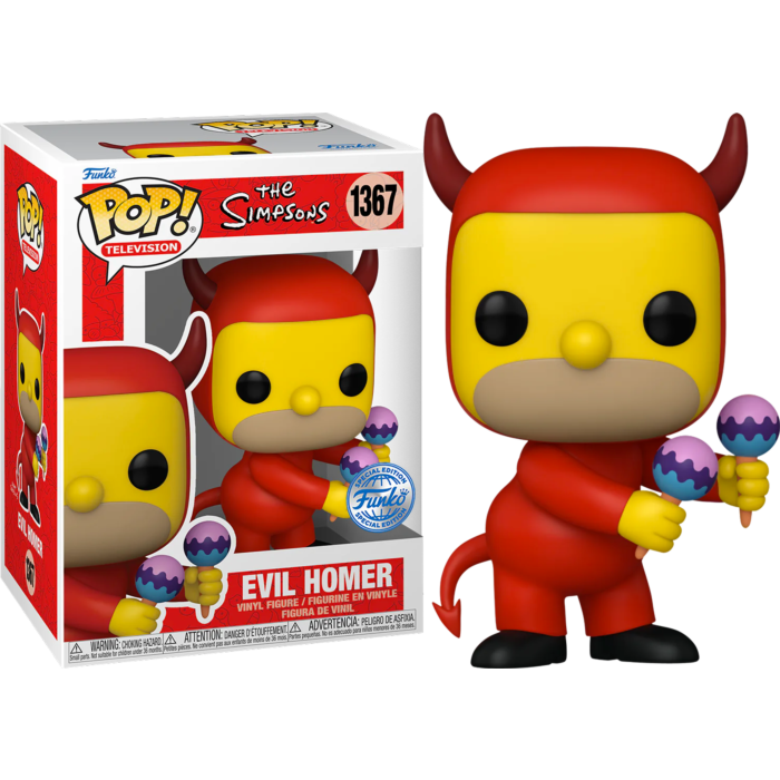 Funko Pop! The Simpsons Evil Homer Funko Exclusive Vinyl Figure