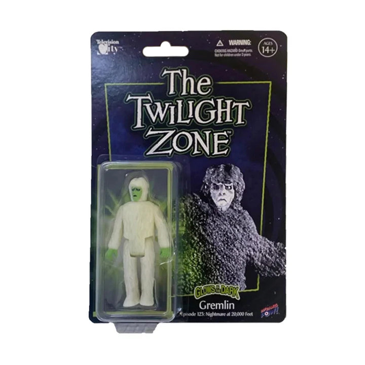 The Twilight Zone Gremlin 3 3/4 Inch Glow in the Dark Action Figure