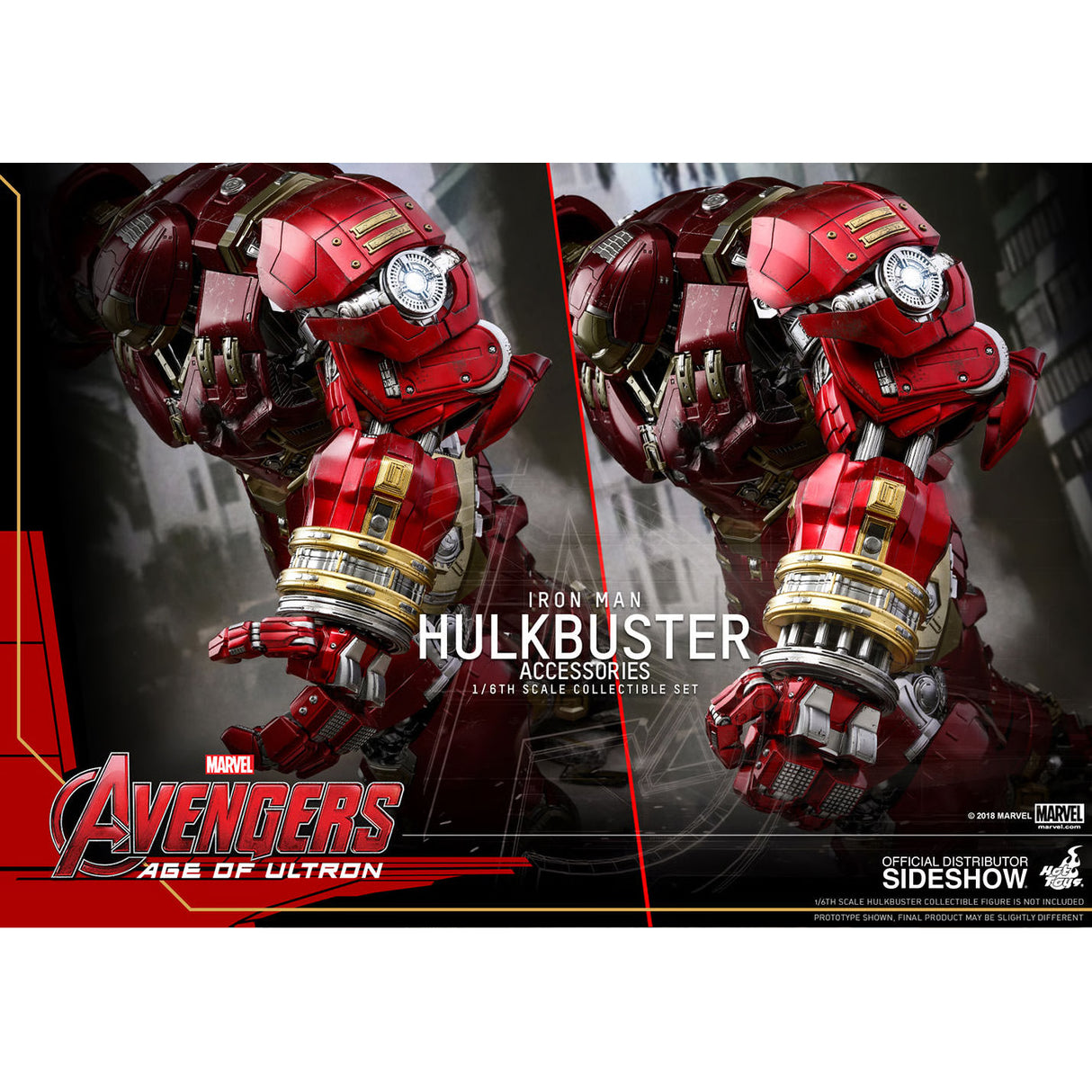 Hot Toys Avengers Age of Ultron: Hulkbuster Accessory Set Action Figure ACS006