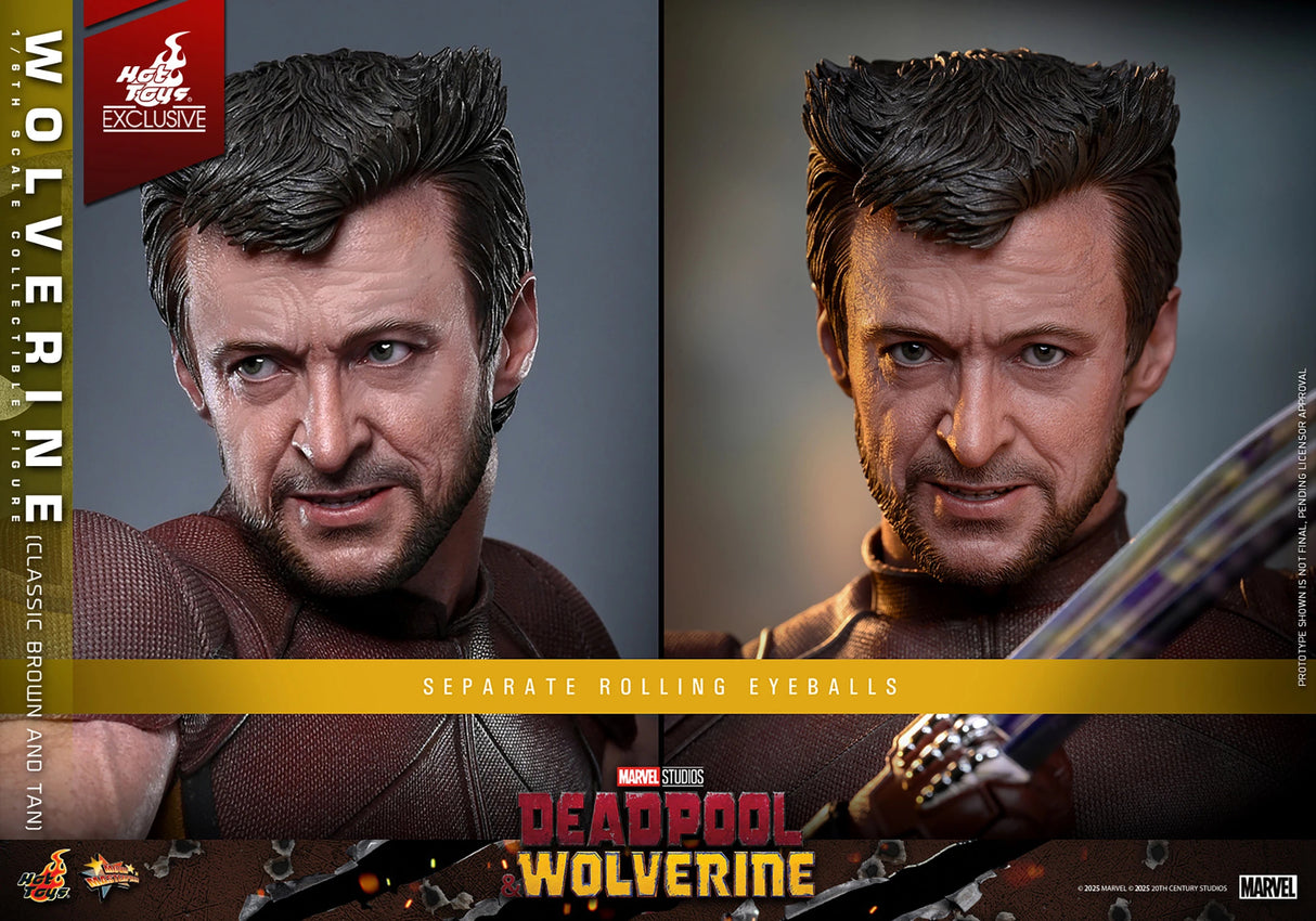 Hot Toys MMS831 Wolverine Classic 1/6 Scale Figure Deadpool & Wolverine