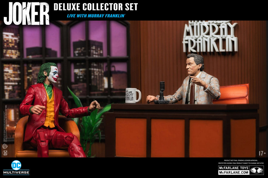 McFarlane The Joker Deluxe Collector Set Live with Murray Franklin Action Figure