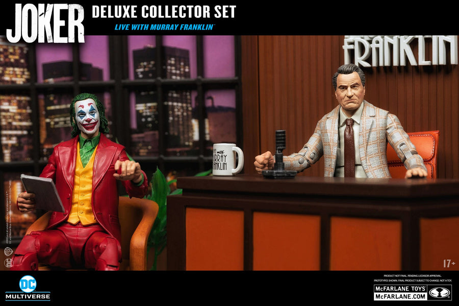 McFarlane The Joker Deluxe Collector Set Live with Murray Franklin Action Figure