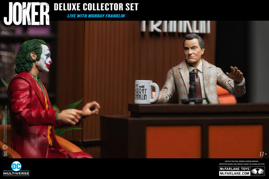 McFarlane The Joker Deluxe Collector Set Live with Murray Franklin Action Figure