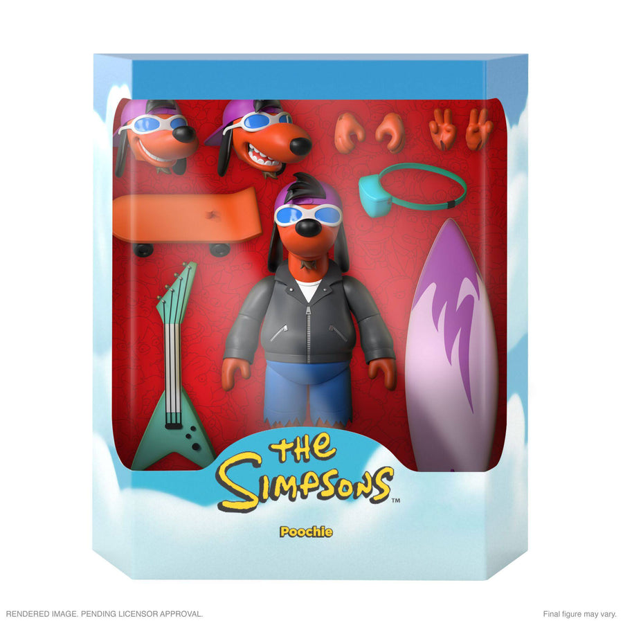 Super7 The Simpsons Ultimates Action Figure Poochie 18cm