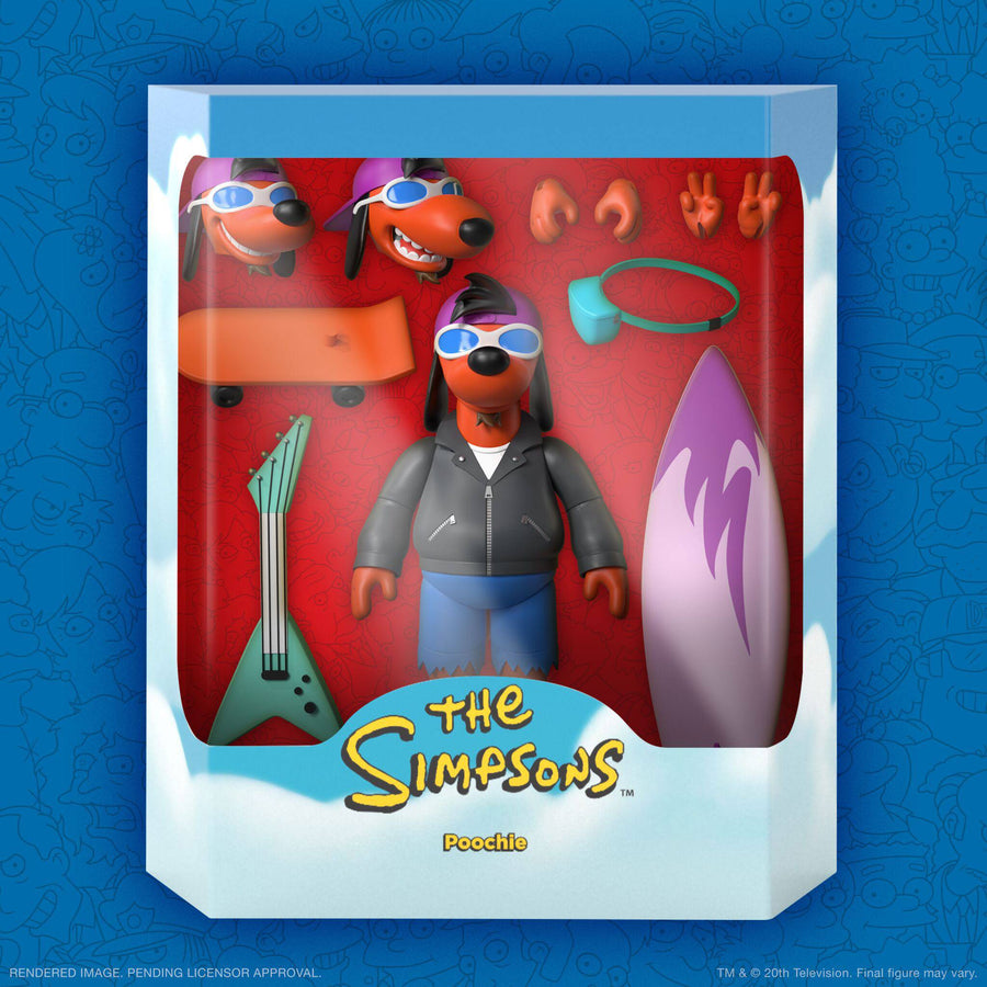 Super7 The Simpsons Ultimates Action Figure Poochie 18cm