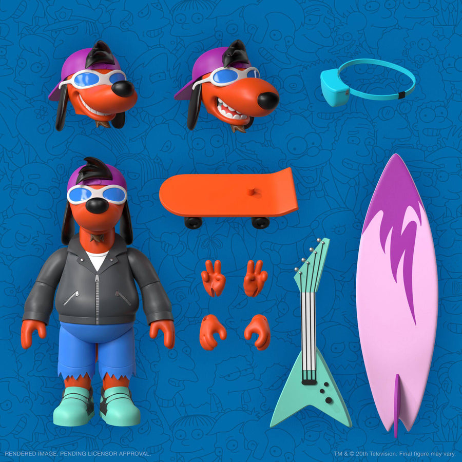 Super7 The Simpsons Ultimates Action Figure Poochie 18cm