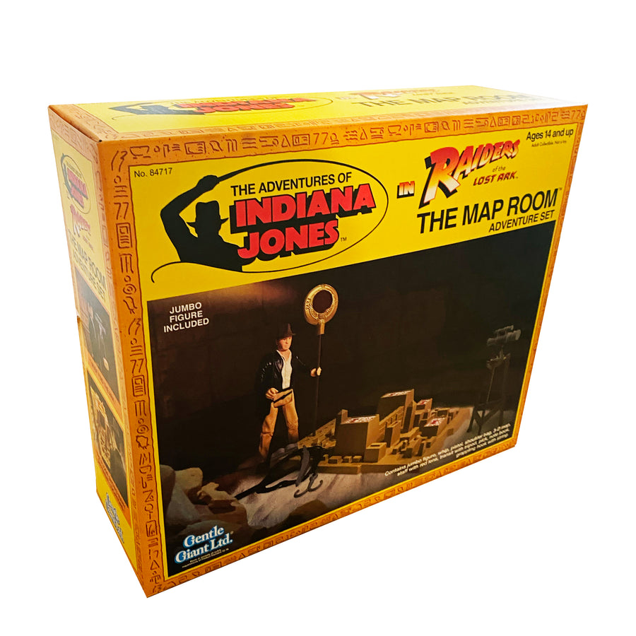 Indiana Jones: Raiders of the Lost Ark Jumbo Vintage Kenner Action Figure Playset SDCC 2023 Exclusive 30cm
