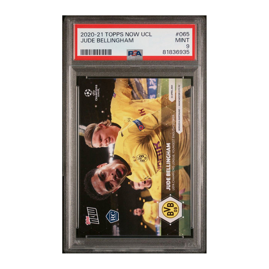 Jude Bellingham 2020 Topps Now Uefa Champions League PSA 9