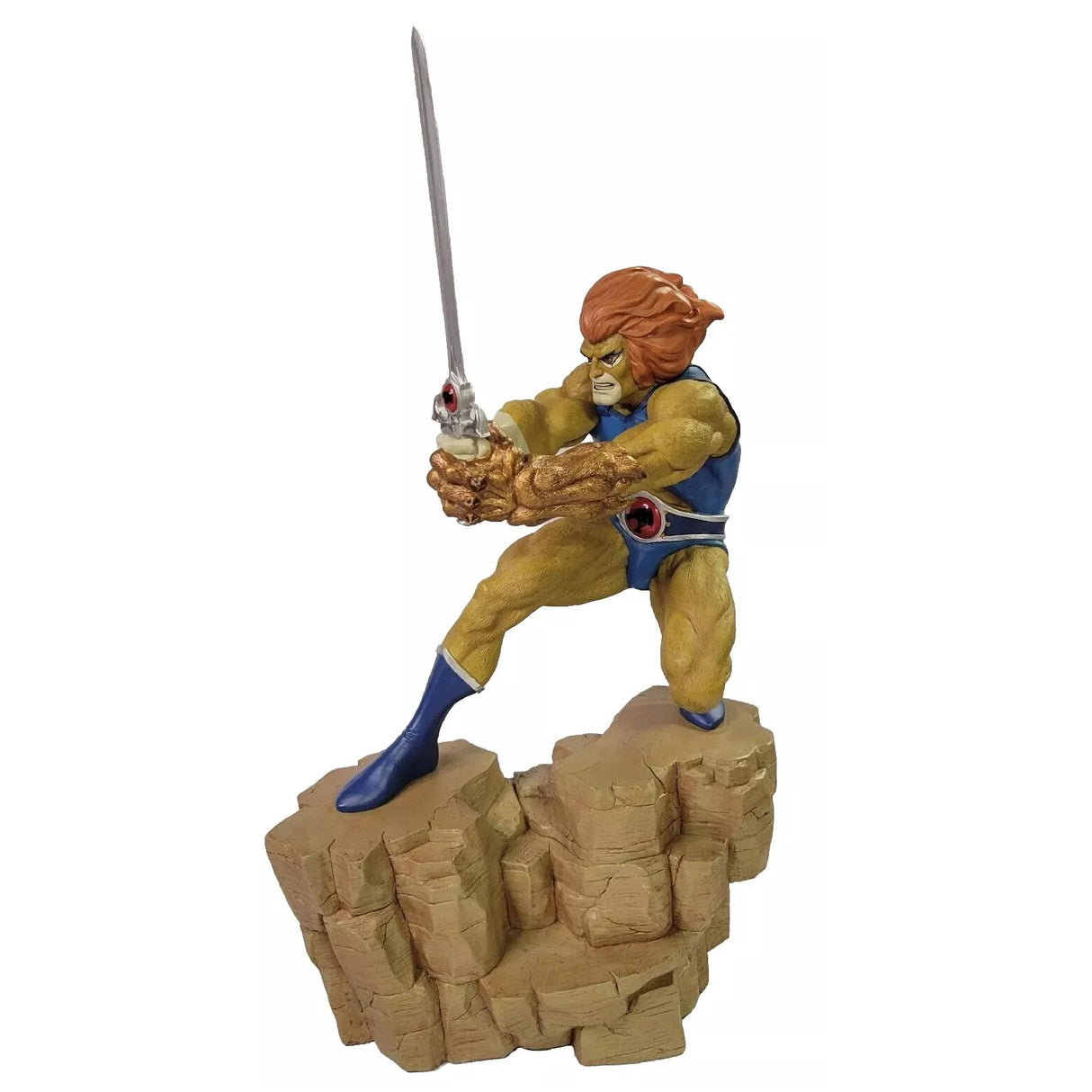Hard Hero Thundercats Lion-O Cold Cast Porcelain 14 Inch Statue Ex-Display