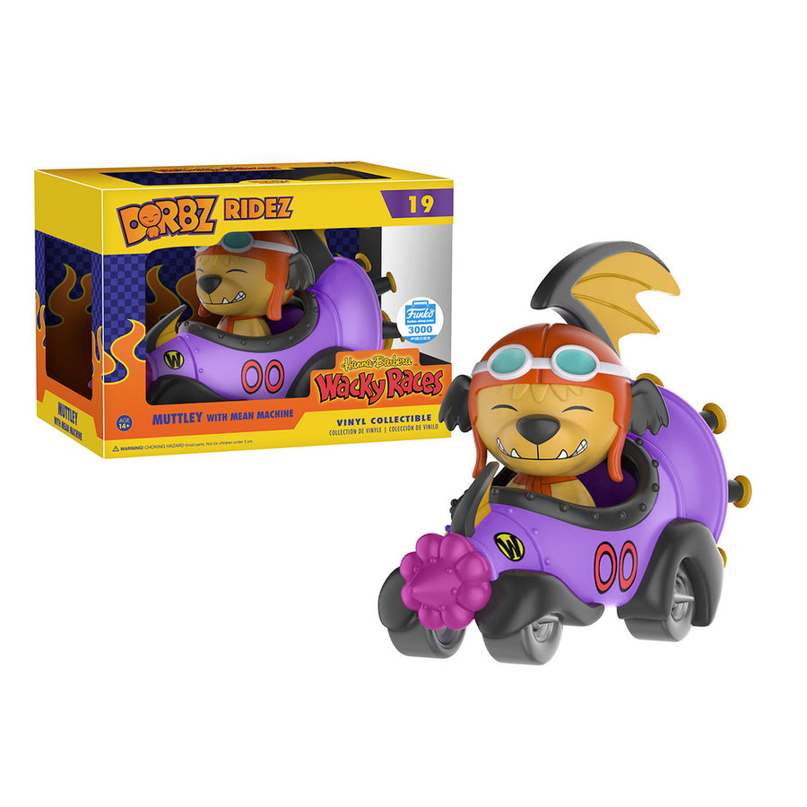 Funko Dorbz Ridez Wacky Races Muttley with Mean Machine Exclusive