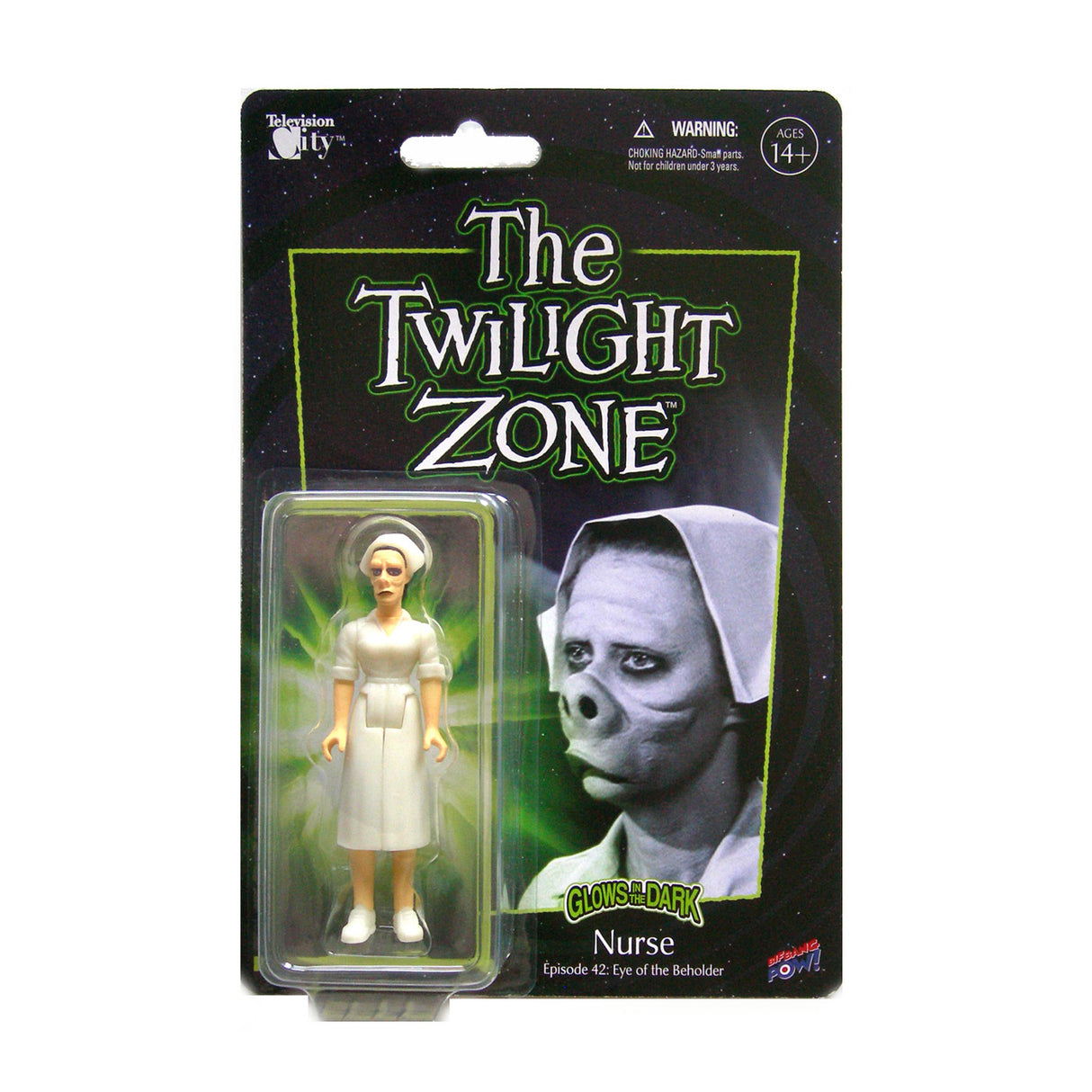 The Twilight Zone Nurse 3 3/4 Inch Glow in the Dark Action Figure