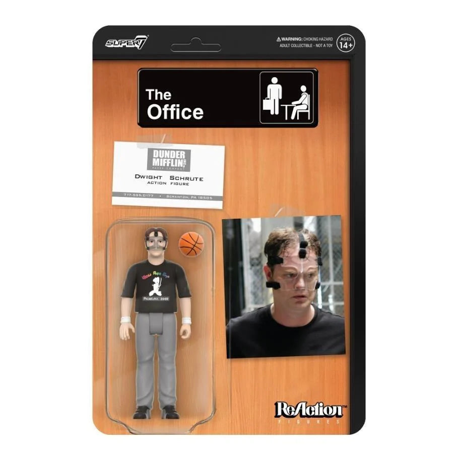 Super7 The Office Basketball Dwight Reaction Figure