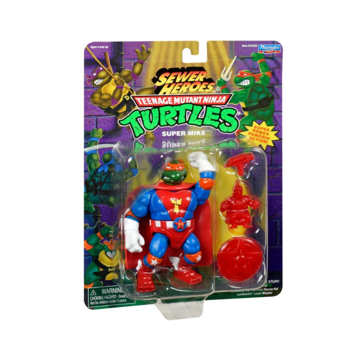Playmates Teenage Mutant Ninja Turtles TMNT Sewer Heroes Classic Rotocast 4-Pack